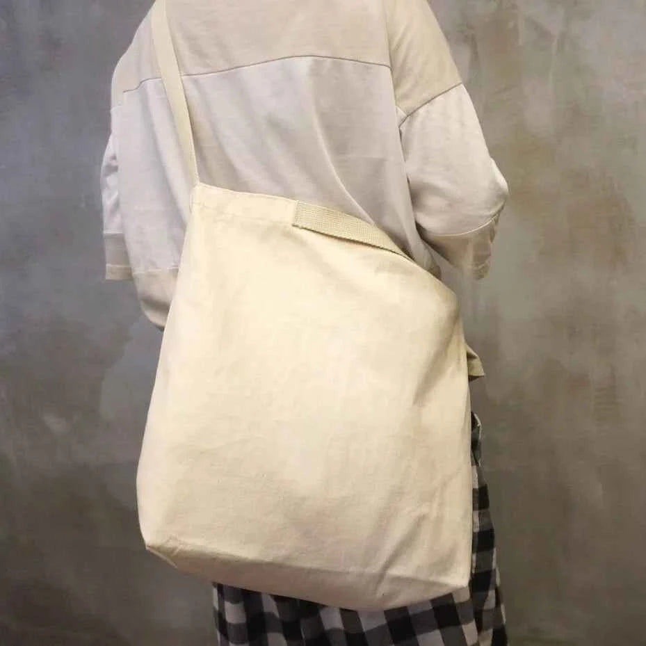 肩背手提兩用帆布包｜實用日常布包・支援客製印刷