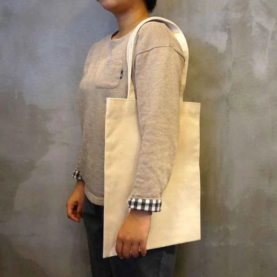 無邊帆布袋L｜A3帆布提袋・支援客製印刷