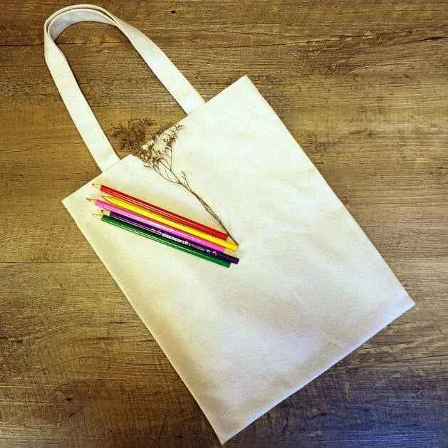 無邊帆布袋M｜A4帆布提袋・支援客製印刷